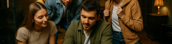 Grupo con ropa cómoda para escape room Santander